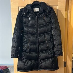 Laundry By Shelli Segal Women's Black Puffer Coat